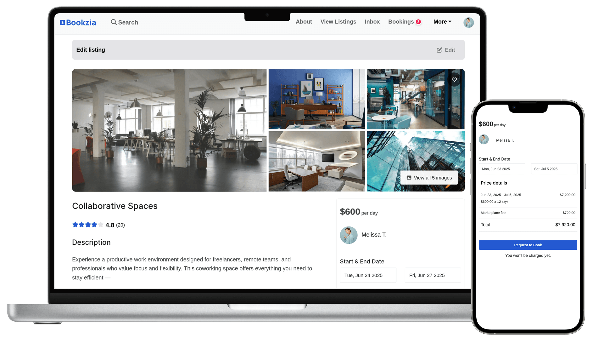 Bookzia Marketplace Platform Preview